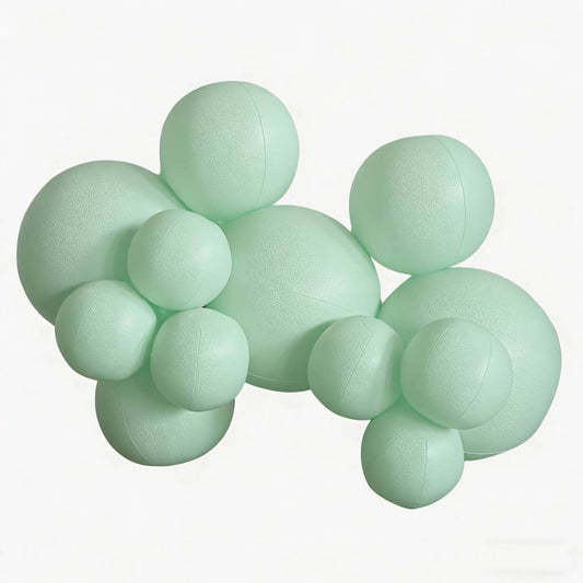 Re-usable balloon garland - 12 cluster balls in colour 'Pistachio pop'